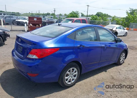 2014 Hyundai Accent Gls from USA, damaged, VIN KMHCT4AEXEU685576